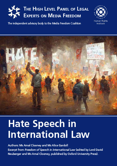 Hate Speech in International Law
