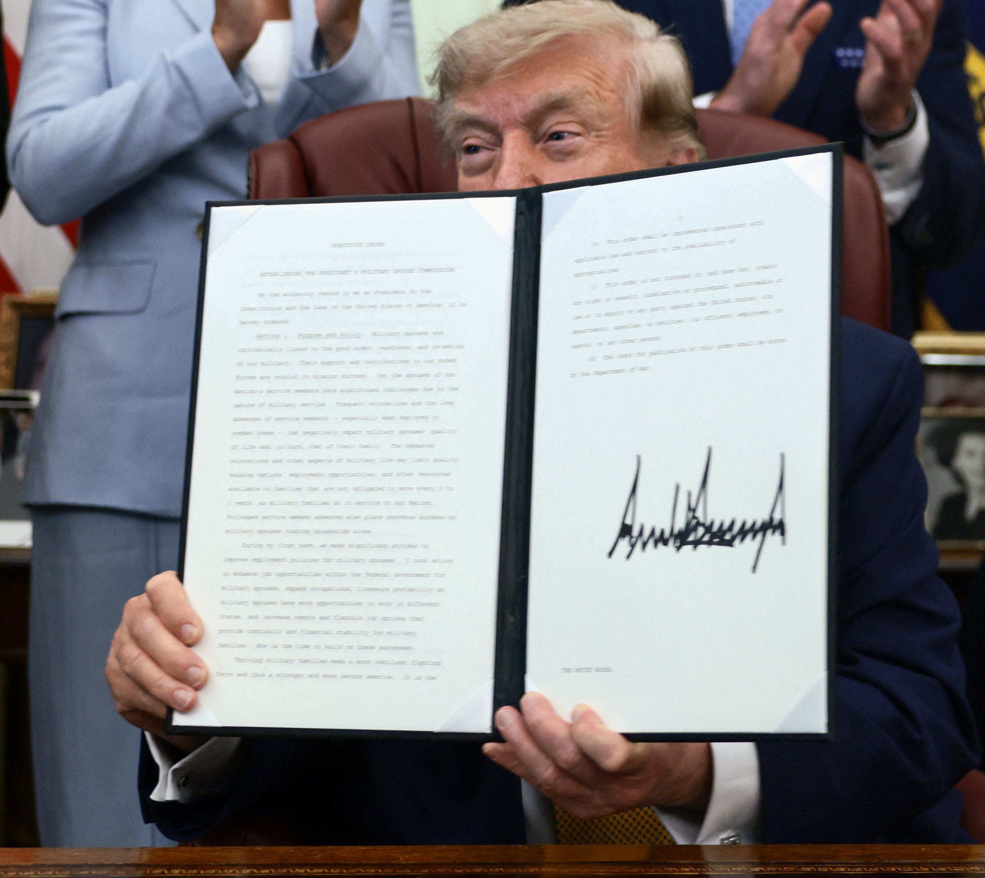 Trump signing executive orders