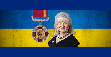 President Zelenskyy honours IBAHRI Director Baroness Helena Kennedy KC with the Order of Merit of Ukraine