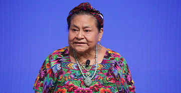 Morning Keynote Address: The power of cultural diversity - a conversation with Dr Rigoberta Menchú Tum, Nobel Peace Prize 1992